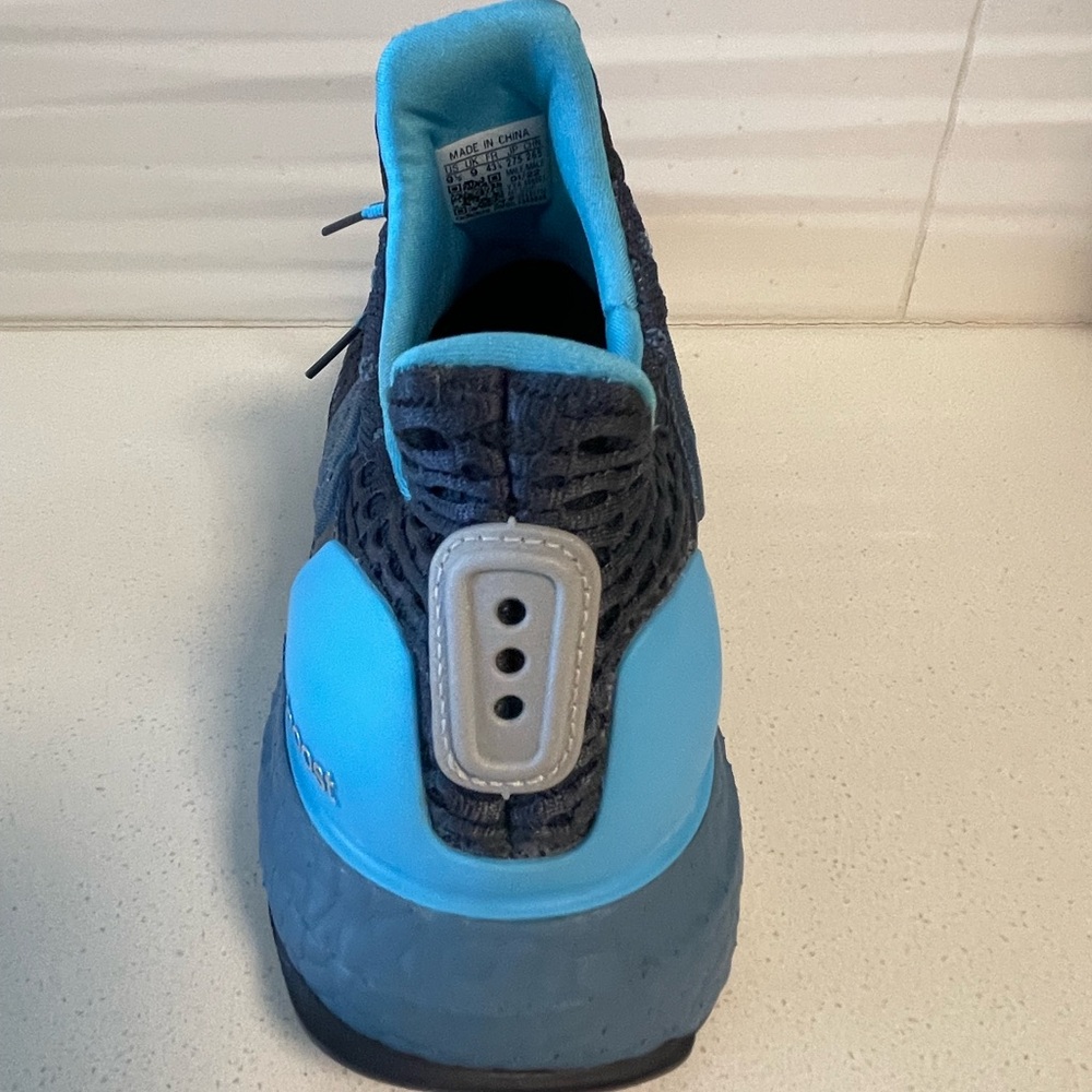 Adidas Ultraboost Climacool 2 DNA Men's Athletic Shoes - Navy and Teal - Picture 11 of 17